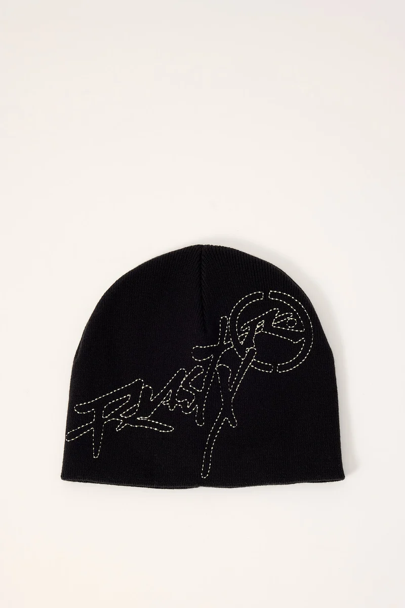 Rusty Hoodus Beanie Black Black