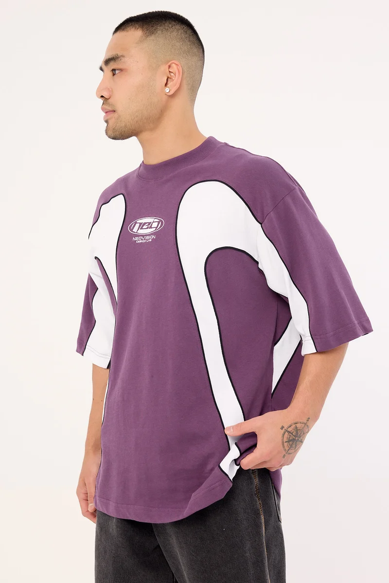 Neovision Parcel Street Super Heavy Tee Spiced Plum