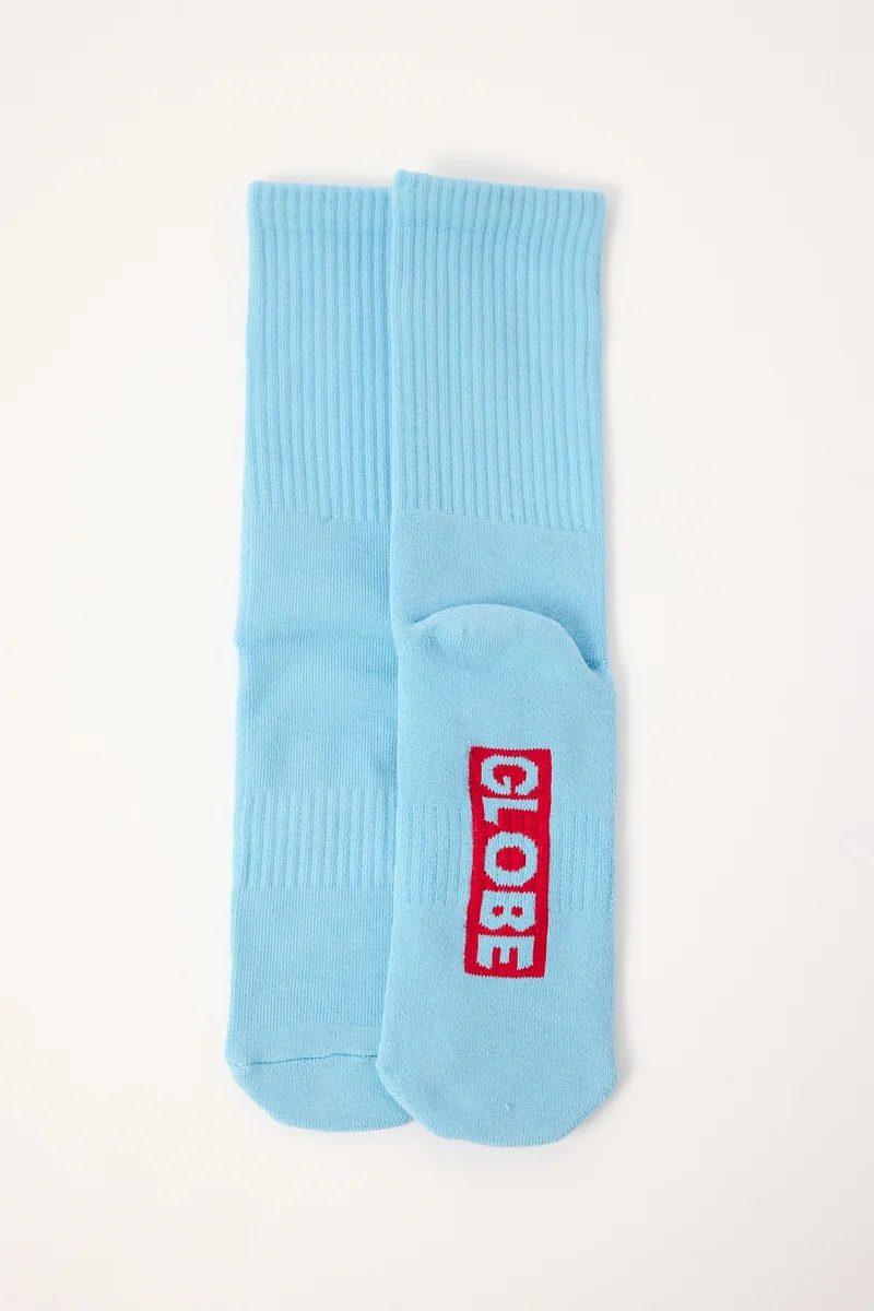 Globe Single Sock Light Blue
