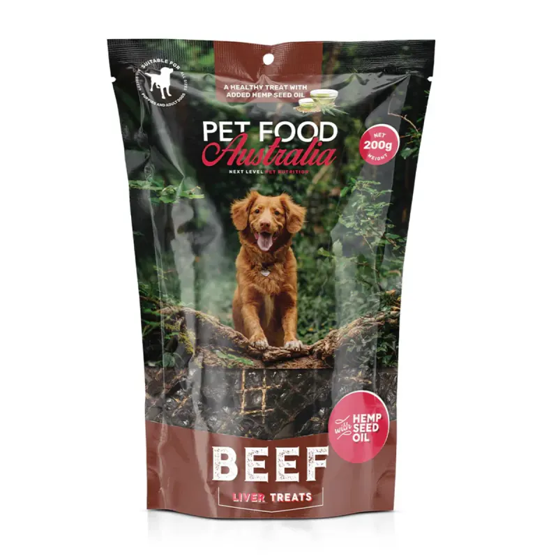 Pet Food Australia Beef Liver Treats 200g