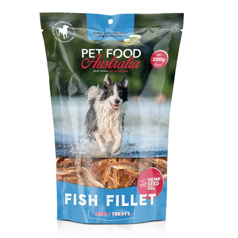 Pet Food Australia Fish Fillet Jerky Treats 200g