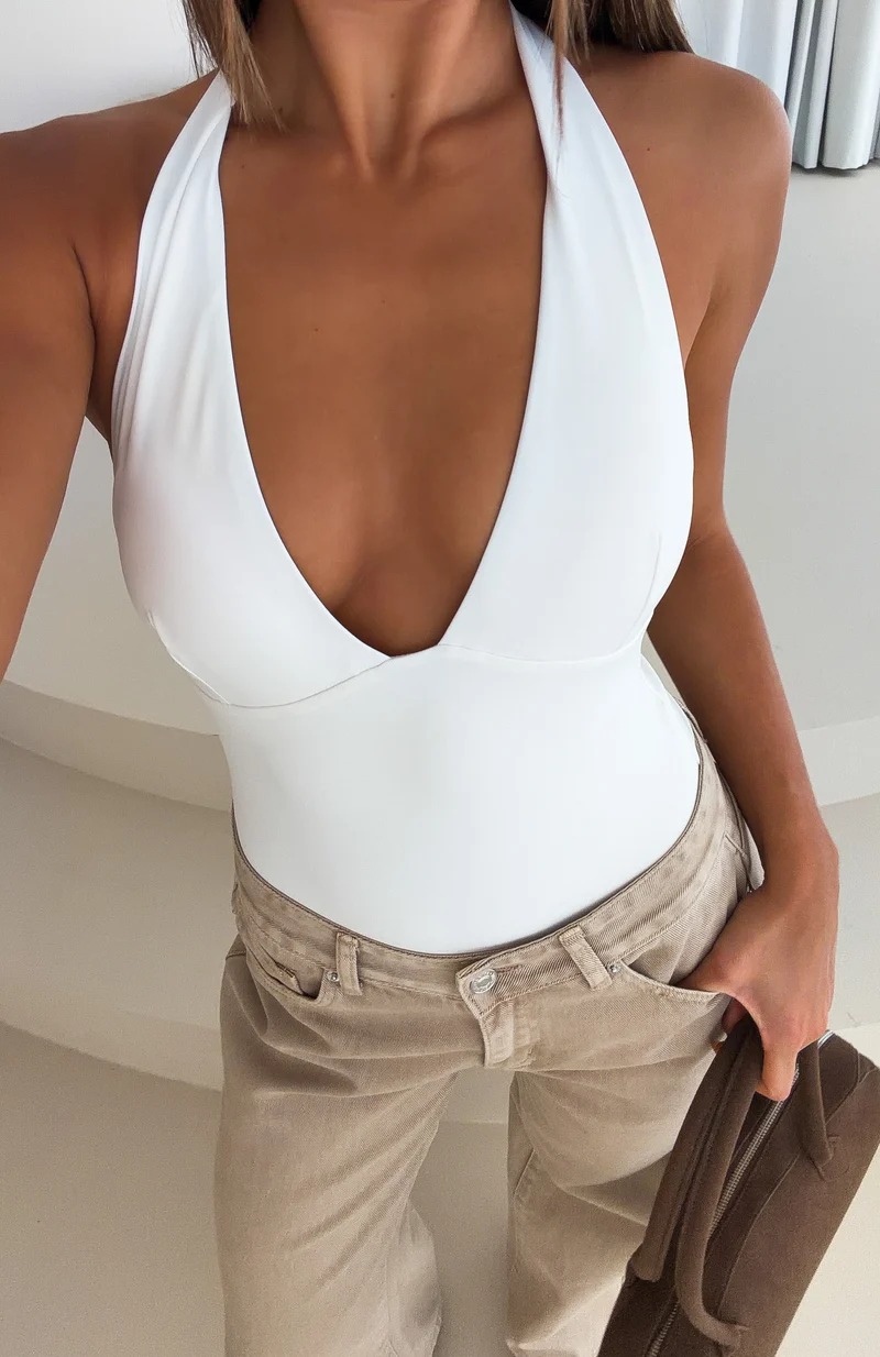 Near And Far Bodysuit Off White