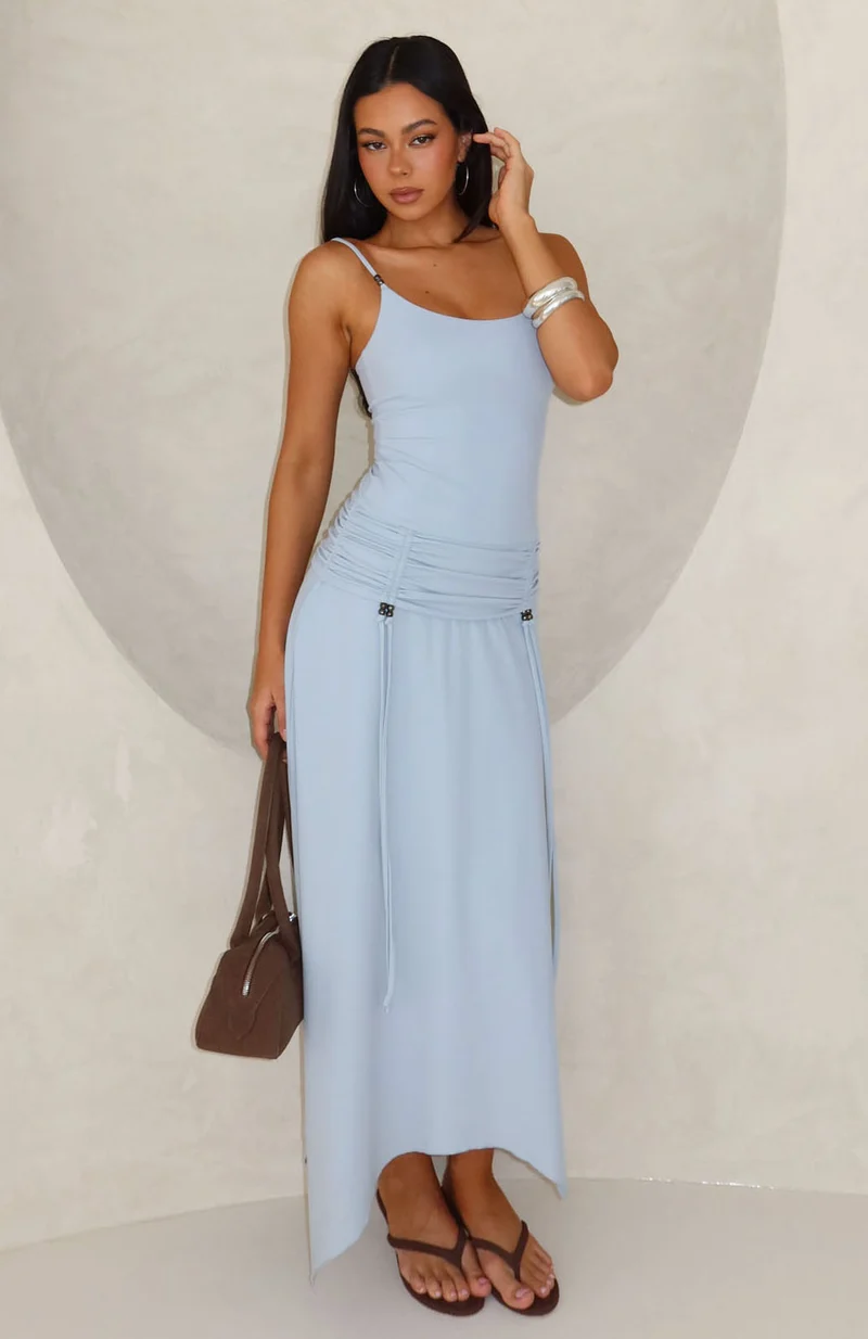 Off Duty Muse Maxi Dress Slate