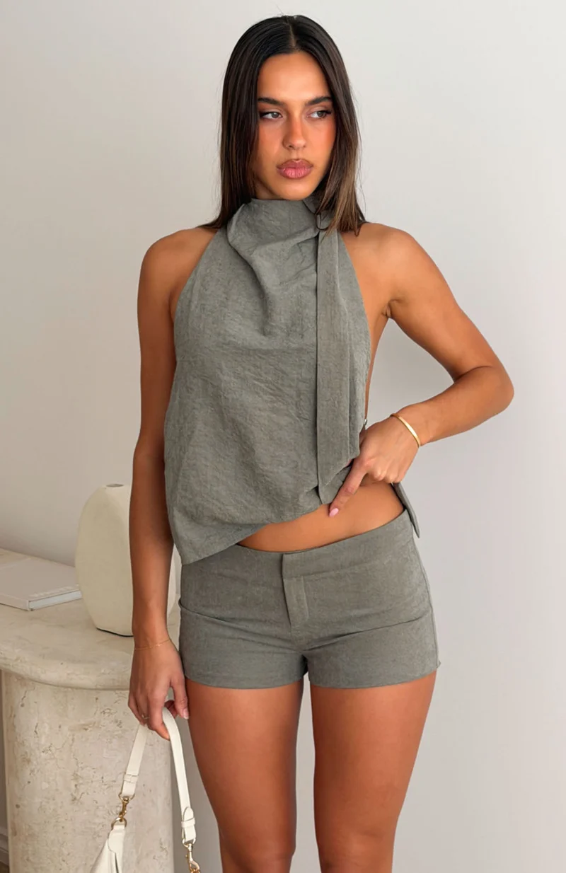 I'll Always Be Yours Mini Shorts Petrol