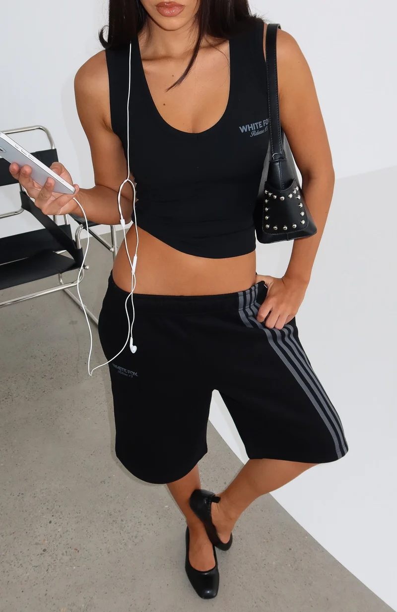 Release 15 Asalia Longline Lounge Shorts Black